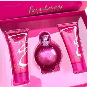 Kit Fantasy Britney Spears Eau de Parfum 100ml + Shower Gel 100ml + Body Lotion 100ml - Feminino