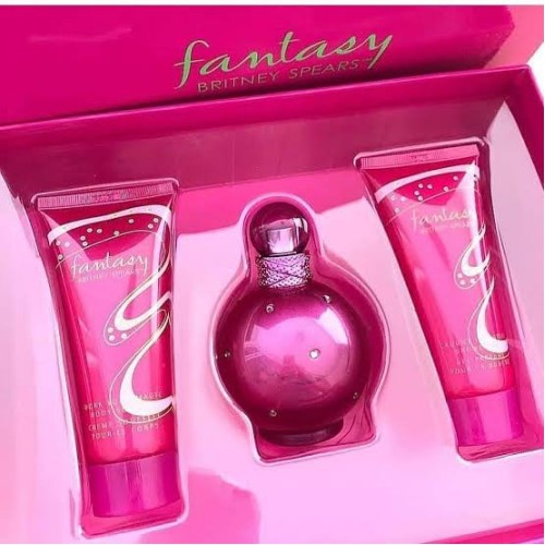 Kit Fantasy Britney Spears Eau de Parfum 100ml + Shower Gel 100ml + Body Lotion 100ml - Feminino