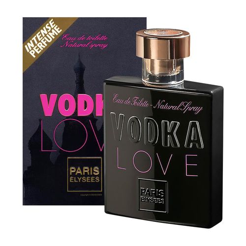 Vodka Love Paris Elysees Perfume Feminino Eau de Toillete 100 ml