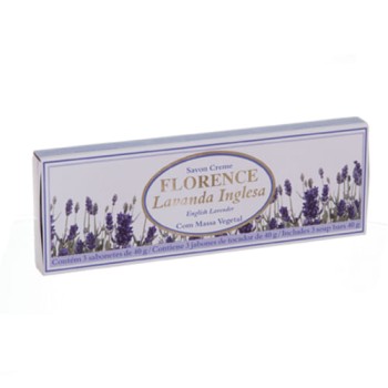 Kit Sabonete Lavanda Inglesa  Florence 80g